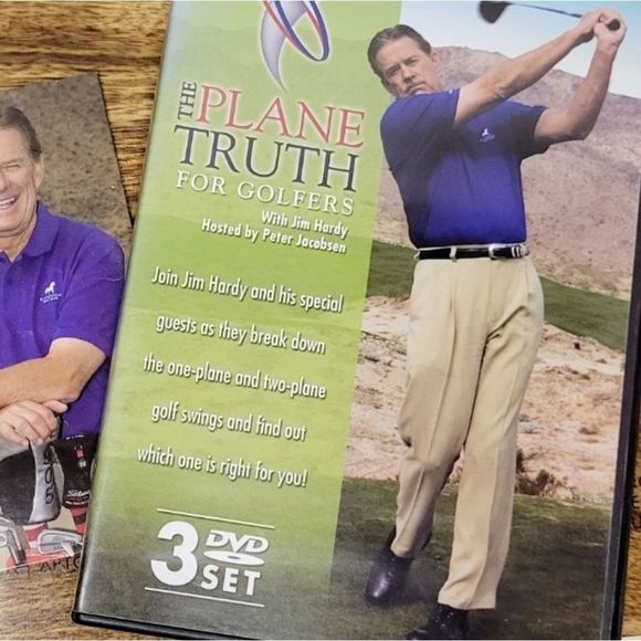 The Plane Truth for Golfers with Jim Hardy 3 DVD Set + BONUS Disc Tips & Drills - Picture 2 of 7